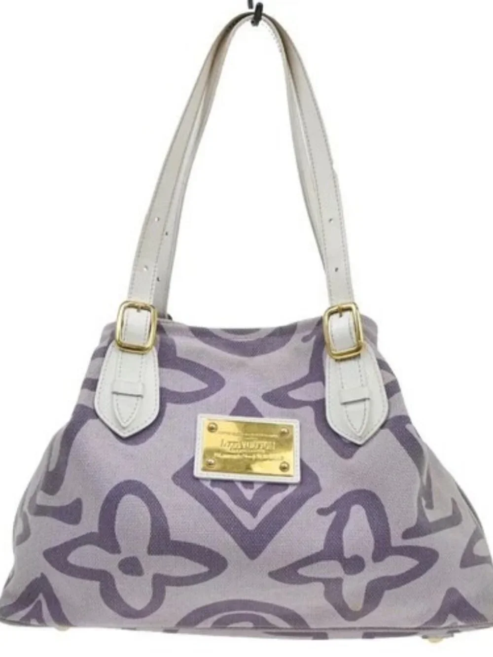 Best06 Louis Vuitton Taisienne PM Cruise Line Canvas Tote M95680 CA0078 YQ09559